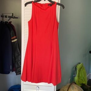 Banana Republic, size 4 petite, red dress